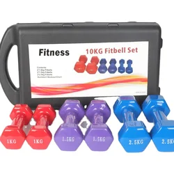 China Wholesale 10kg Bodybuilding Life Fitness Hexagonal Dumbbell