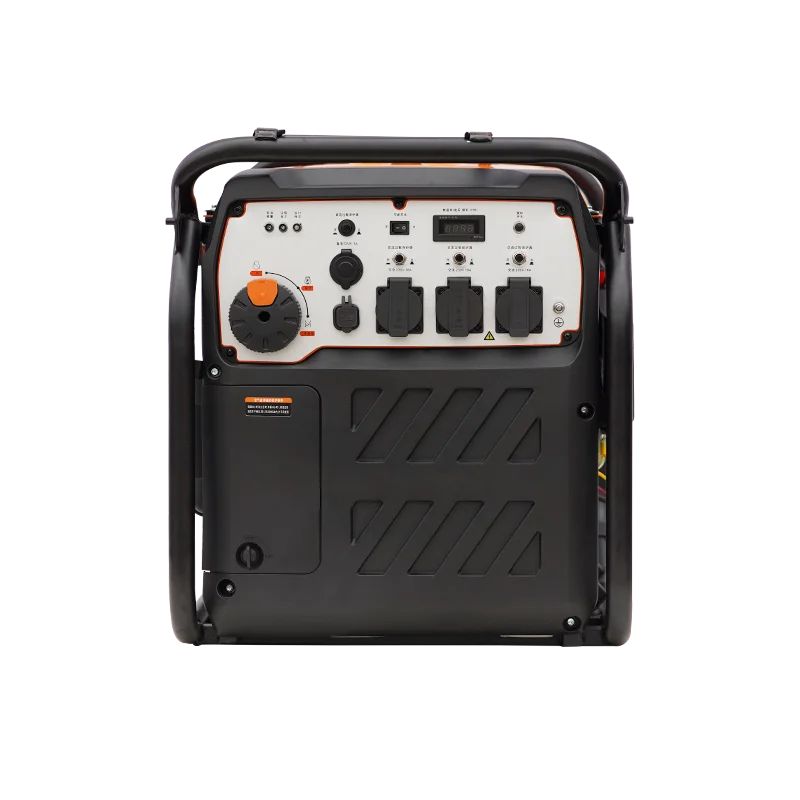 Портативный бензиновый генератор Hwasdan с открытой рамой 4 кВт 4000 Вт домашний небольшой инверторный колесом