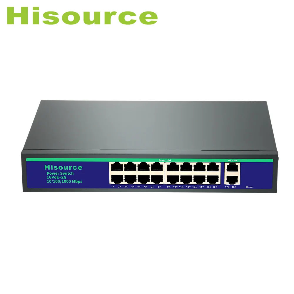 Factory Price 24+2 Gigabit Poe Powered Ethernet Switches Unmanaged PoE Switch 3 Years Warranty