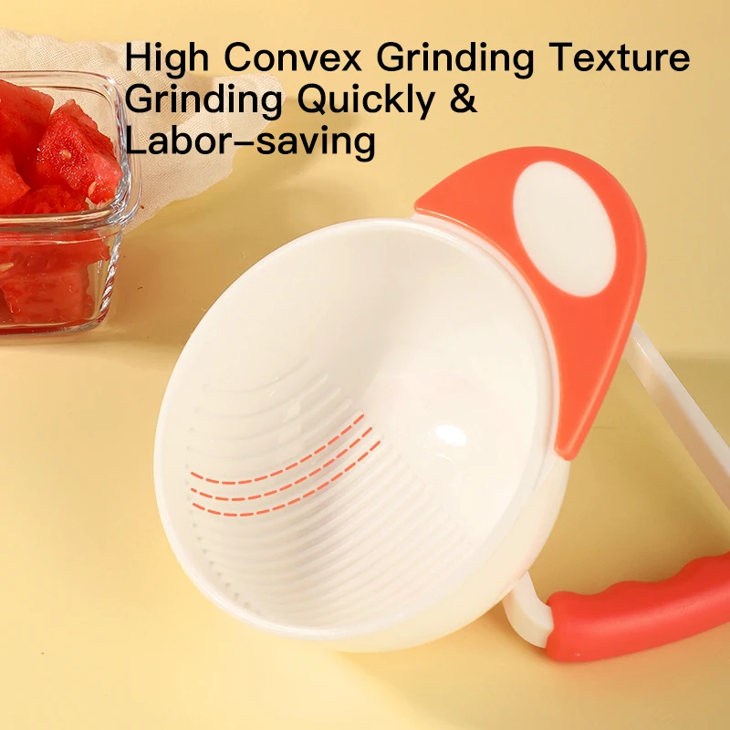 Baby Grinding Bowl Homemade Complementary Food Vegetable Fruit Puree For Toddlers Simple Operation