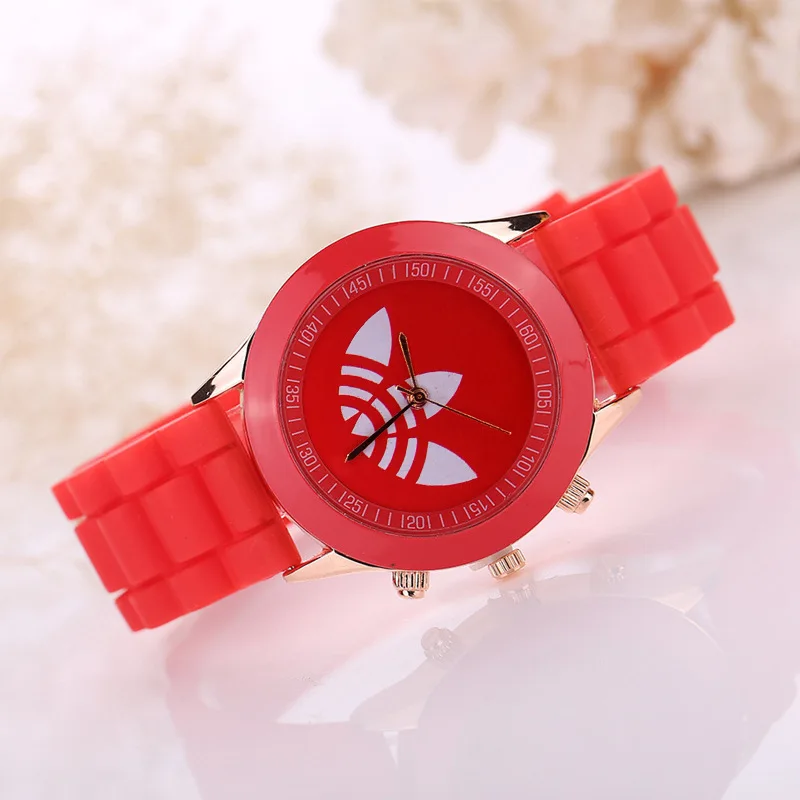 Luxury Brand Women Colorful Silicone Jelly Quartz Watch Men Casual Sports Wristwatch Ladies Fashion