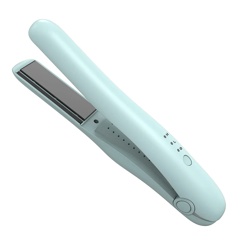 Custom Private Label USB Rechargeable Wireless Ceramic Flat Iron Cordless Hair Straightener