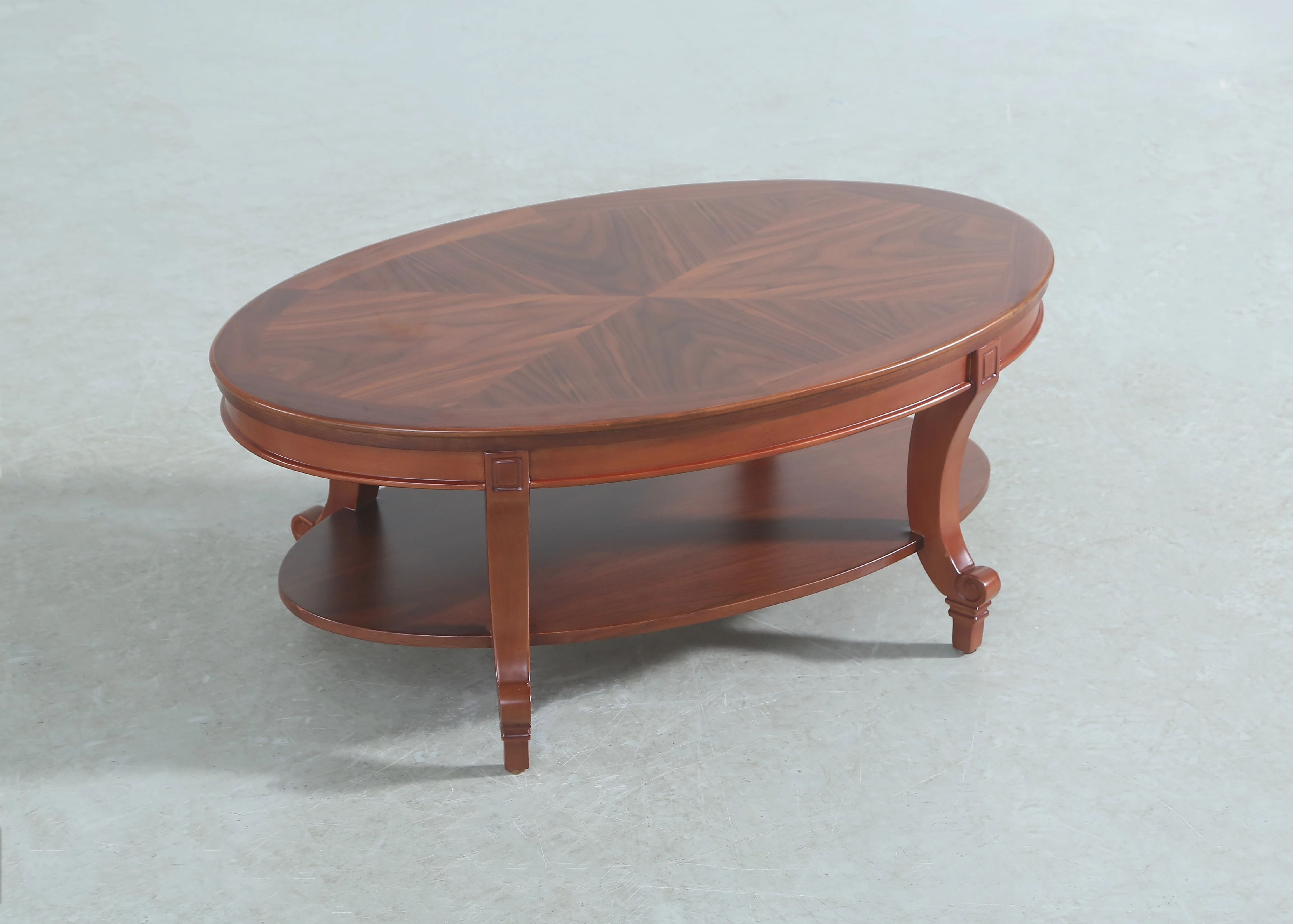 oak birch Wholesale price American birch corner Fashion senior living room pure hand-carved solid wood parquet coffee table
