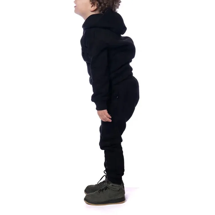 custom logo kids clothing boys cotton children hoodies sweatshirts sets fashion cheap fleece children clothing sets