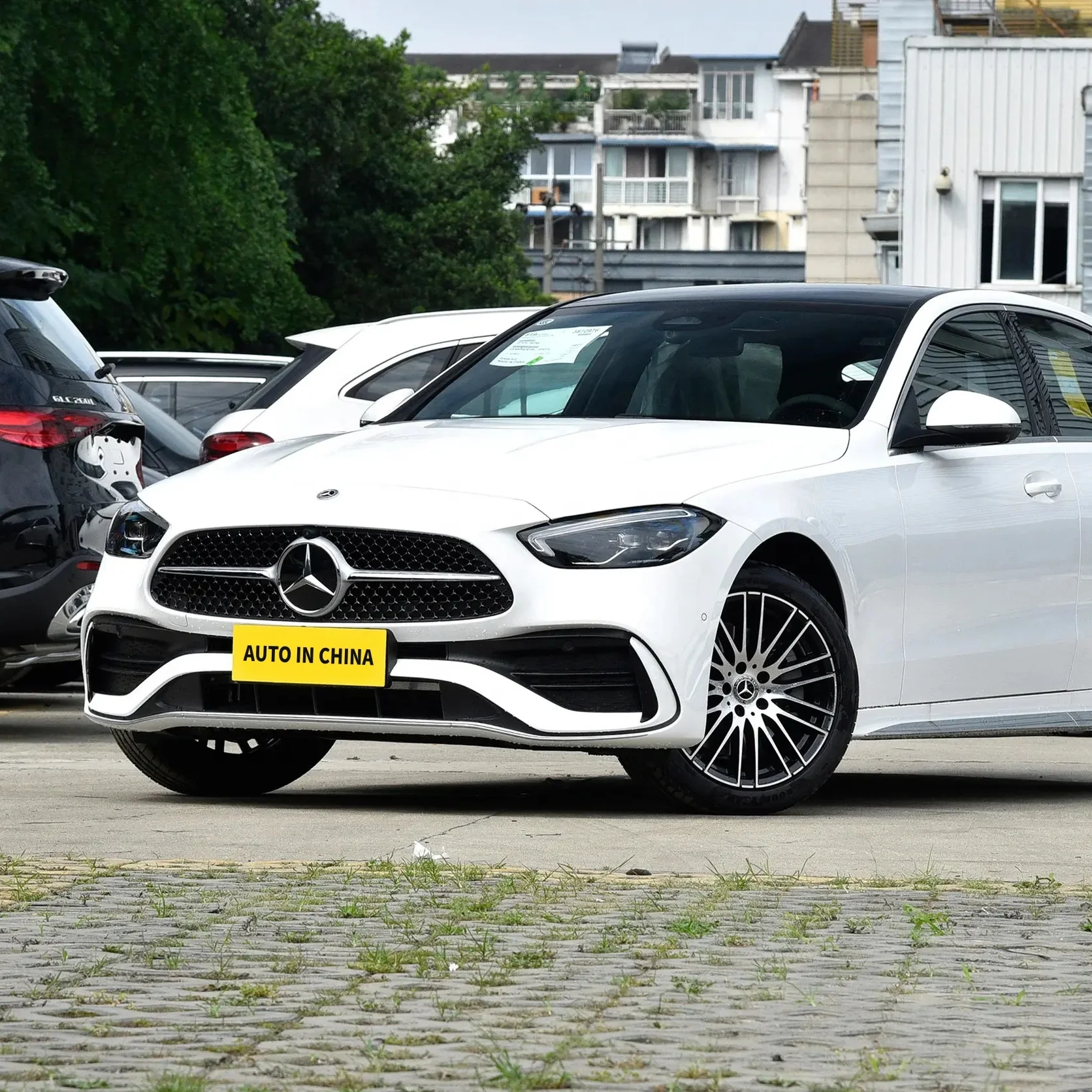 2024 Mercedes-Benz C260L белый цвет менее 100 км Подержанный автомобиль для продажи дешево