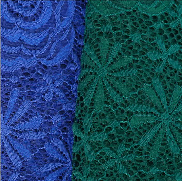 China textiles factory white african 3d  flower lace fabric  for wedding dress