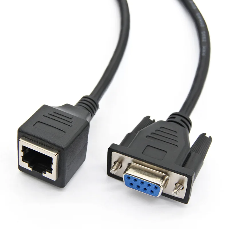 Db9 Cable Male To Db9 Female Serial Rs232 Cable Null Modem Cable DB9 to RJ45 (1600514848390)