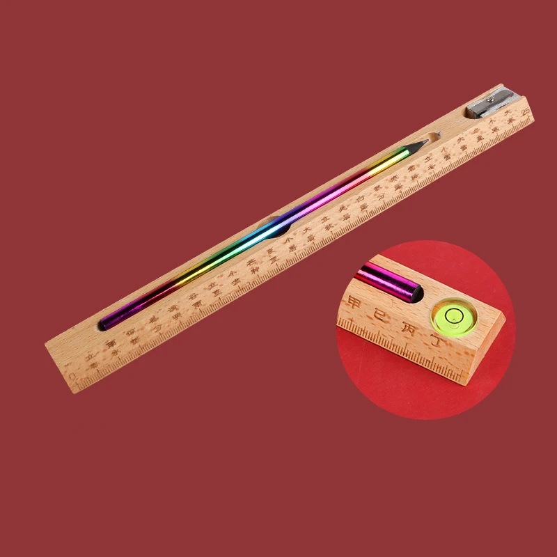 Back To School Kids Stationery Set High Quality School Supplies For Students Multifunction Student Ruler Sharpener