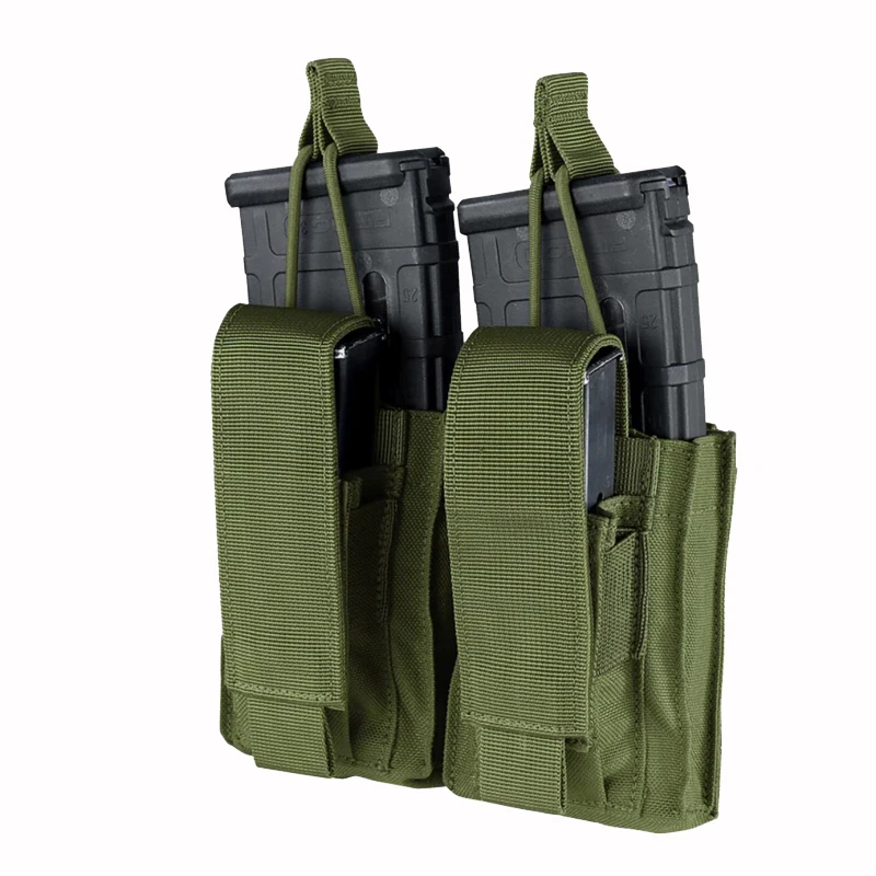 hot sale plastic CAMO Nylon molle magazine pouch series 500d magazine dump pouch