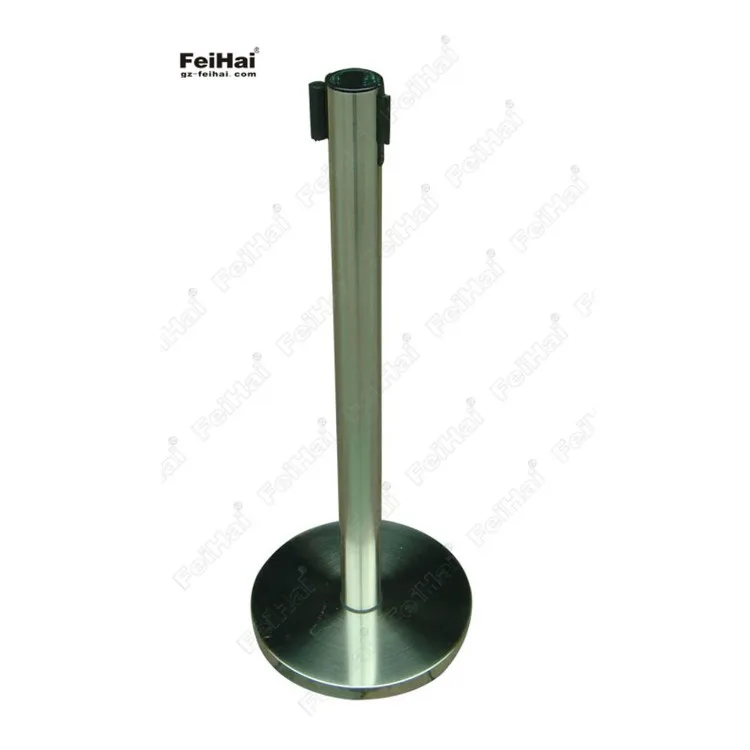 
Barrier post stainless steel crowd control stanchion 