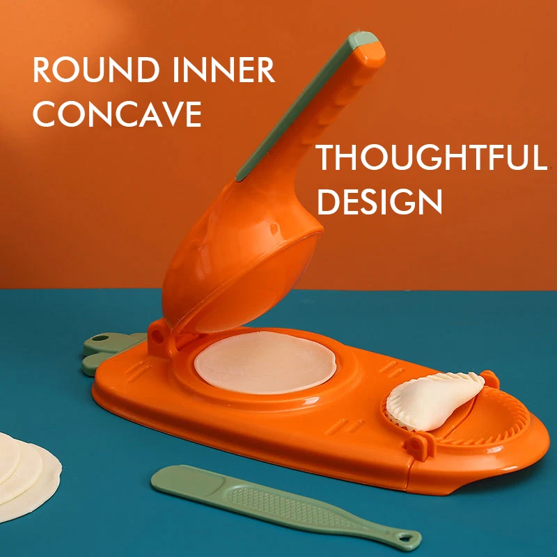 Dumpling Portable Wrappers Maker Machine Diy 2 in 1 Press Molds Skin Artifact Dumplings