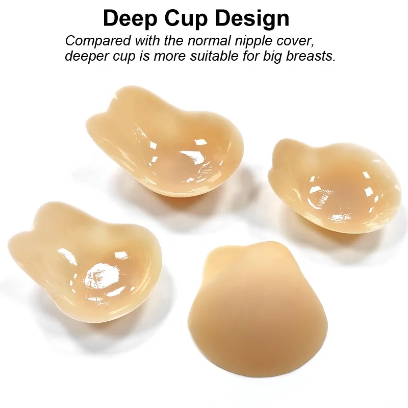 Lifting Silicone Nipple Cover Bunny Ears Nipple Covers Push Up Nipple Cover
