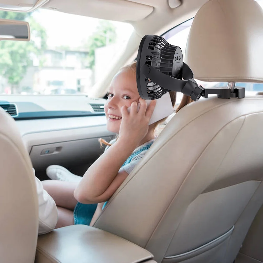 
New design high quality USB car mini fan with hook car fan 
