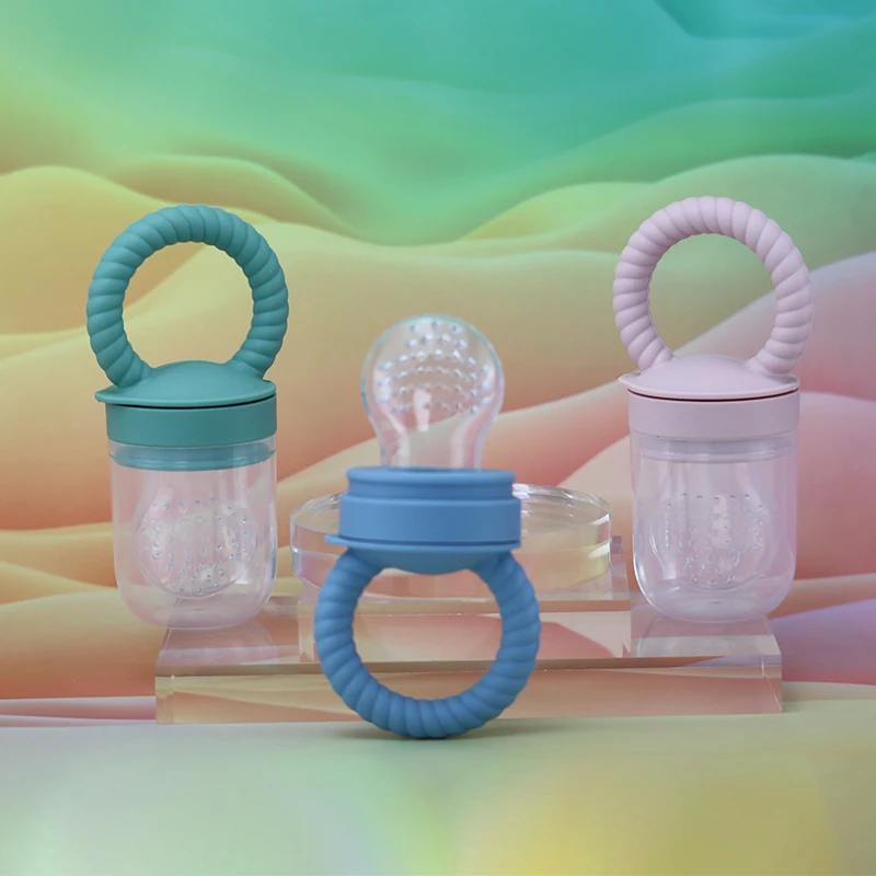 Food Grade BPA-Free Baby Fruit Food Feeder Pacifier Infant Fruit Teething Teether Toy for 3-24 Months