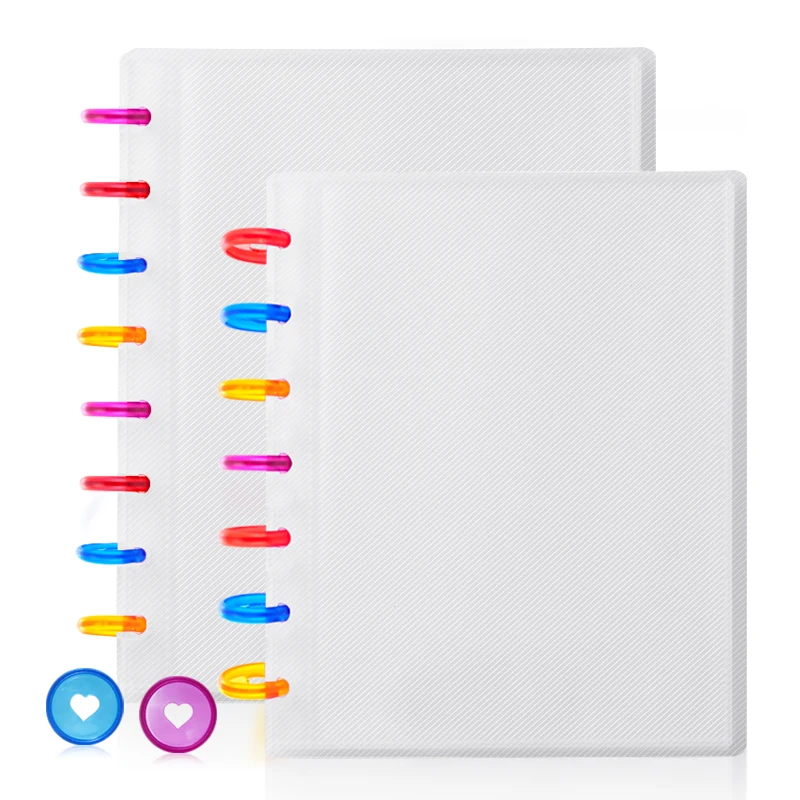 Customized Disc Bind Pockets Photo album hard pp cover disc bind photo collect book