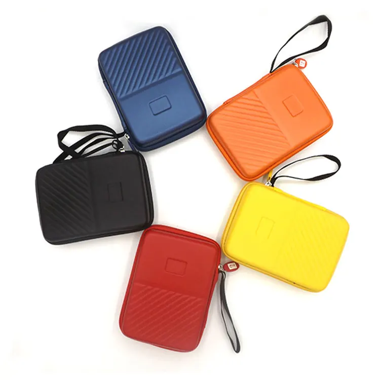 
High Quality 2021 Hard Disk Carry Bag Portable Hard Shell 2.5 Inch HDD Case Waterproof Case Hard Disk 