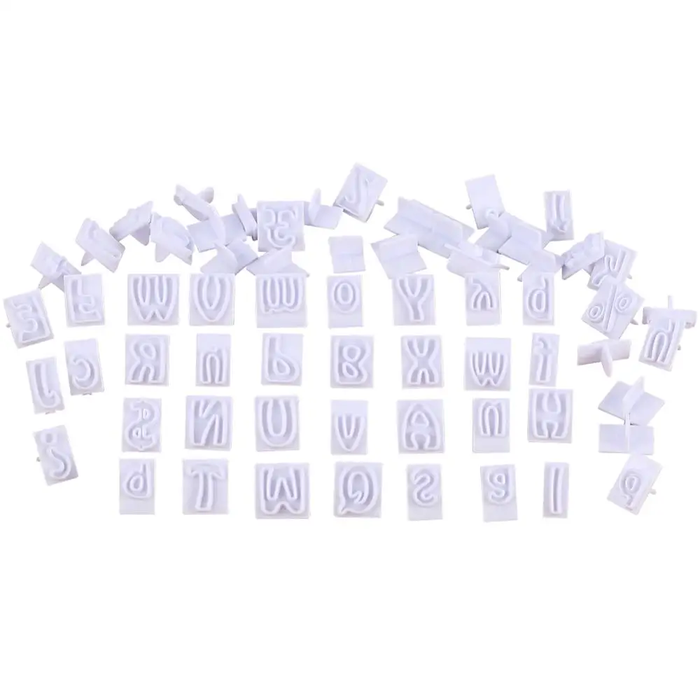 Letters Numbers Mathematics Symbol Stamp Molds Set Cookie Cutter Fondant Biscuit Sugarcraft Moulds Cake Decorating Tool