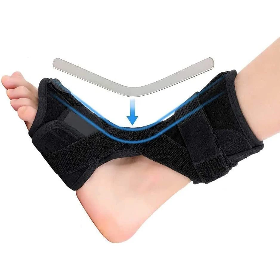 Ankle Support Adjustable Orthotic Stretcher Support Relief Foot Drop Achilles Tendonitis Plantar Fasciitis Night Splint