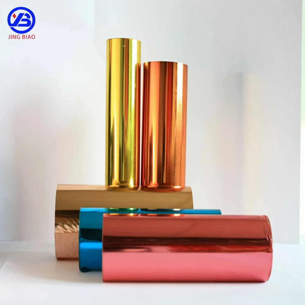 Heat Transfer Foil Paper Golden Silver Hot Foil Transfer Sheets Hot Foil Paper Rolls For DIY Craft Embossing