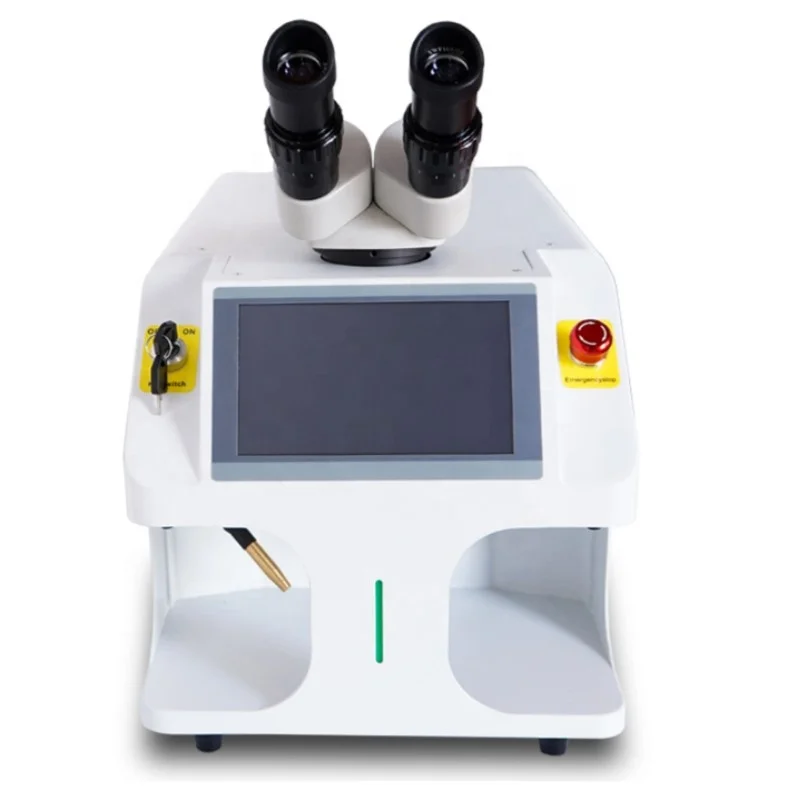 2024 HOT sell Mini YAG 100W   Laser Jewelry Welding Machinewith CCD Microscope for  Chain Ring Pendant and Jewelry Gold Silver