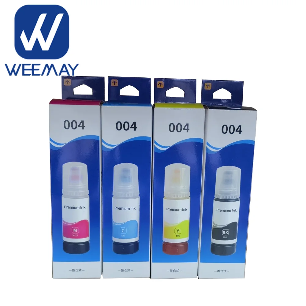 Weemay совместимый для принтера Epson L3150 L3111 L3151 L3110 004 пигментные чернила