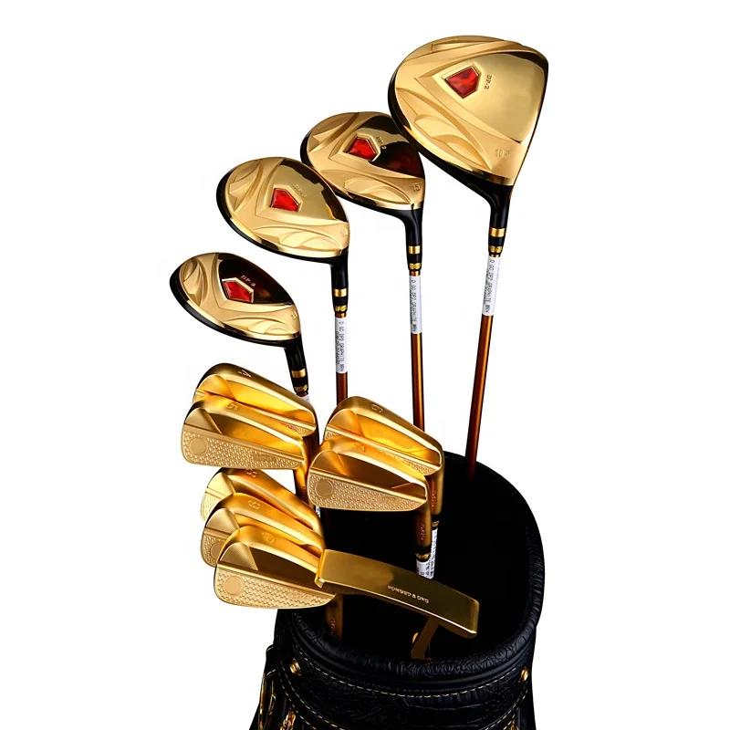 High-end Customized Golden Forged Golf Clubs Golf Iron Head For Men