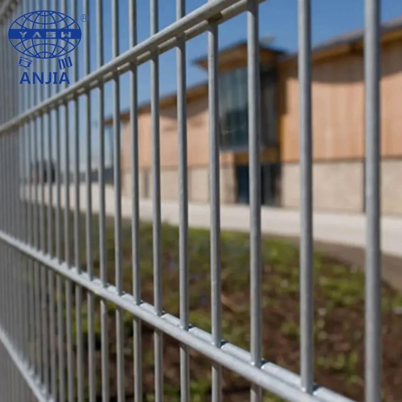 Hot Sale 2.4*2.1m Double Rod Mat Grid Fence 2D Galvanized Twin Bar Wire Welded 868/656/545 Garden Wire Mesh Fence