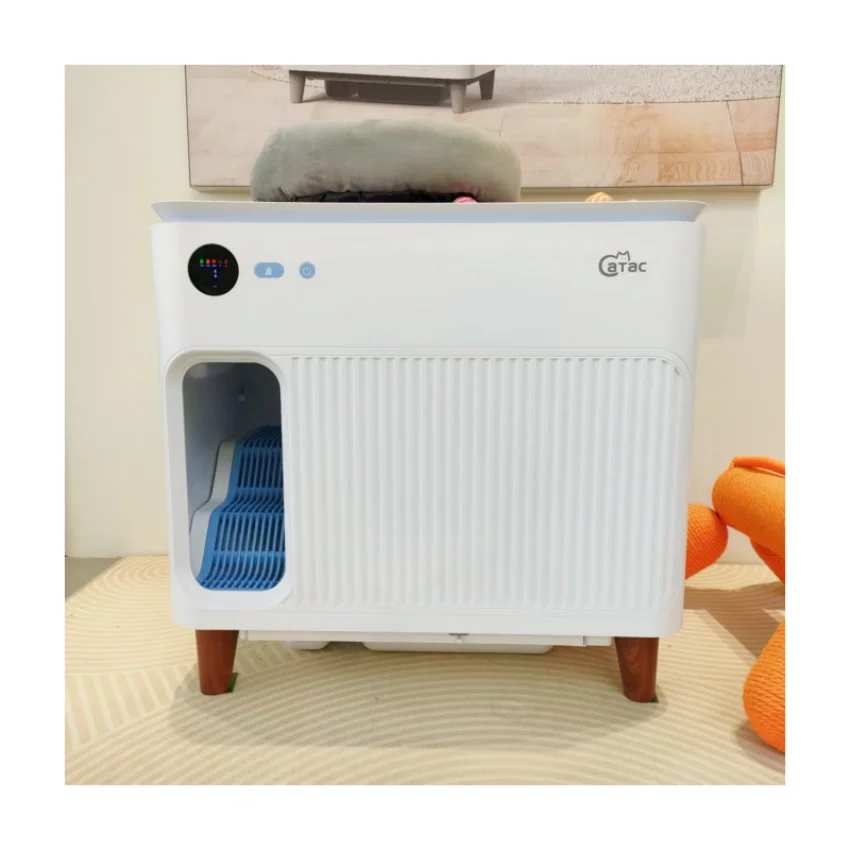 Large Capacity APP Control Low Noise Safety Odor-Removal Design Intelligent Sensor Cat Litter Box Automatic Cleaning
