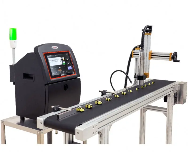 Mass Production Bar Code Date Printing Batch Coding Machine For Envelopes Continuous Ink Multifunction Cij Inkjet Printer