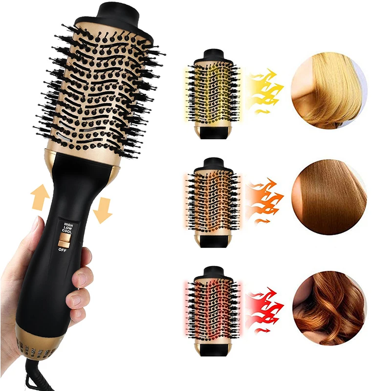 Amazon One Step Hair Dryer Volumizer Hot Air Brush 2 in1 Styling Brush Styler Negative Ion Blow Dryer Brush for