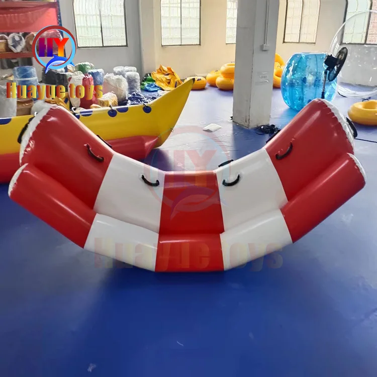 Надувные аквапарк Плавающие водяные двойные качели rodeo aqua water totter