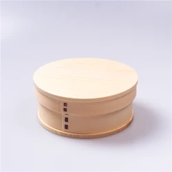 Bamboo natural wooden Lunch Box Bento Box with Internal Separator Cryptomeria Wood Food Container Japanese bento box