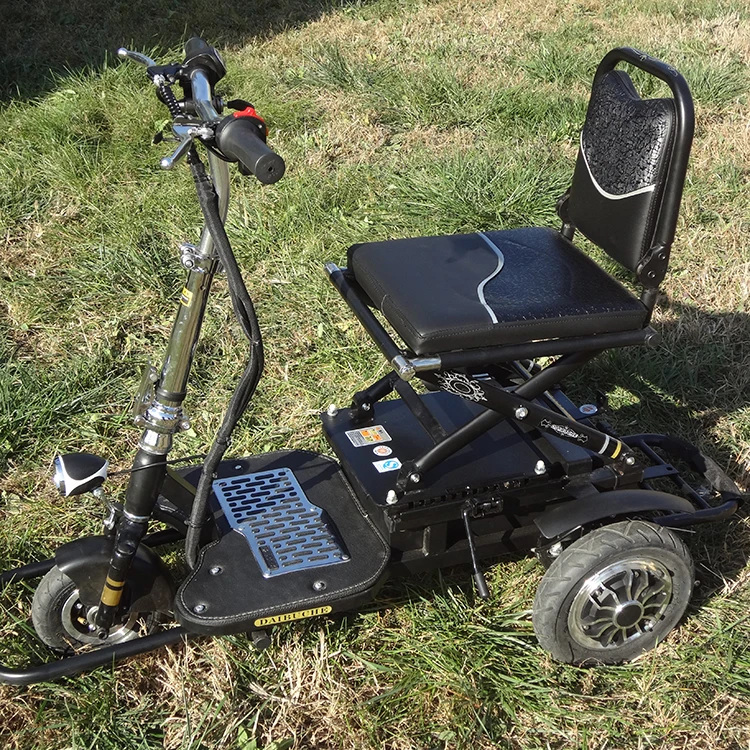 Elderly Healthcare 3 Wheels Folding Electric Seniors Mobility Electric Scooters Electric Power Scooter