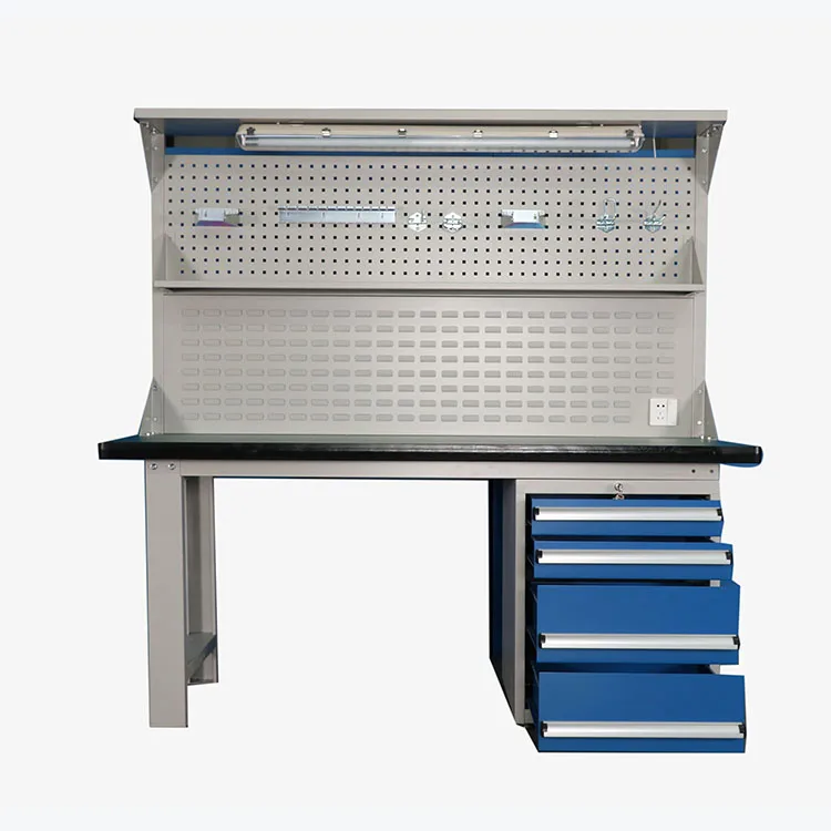 Heavy Duty Workbench Storage Industrial Tools Workbench With Hanging Plate Board