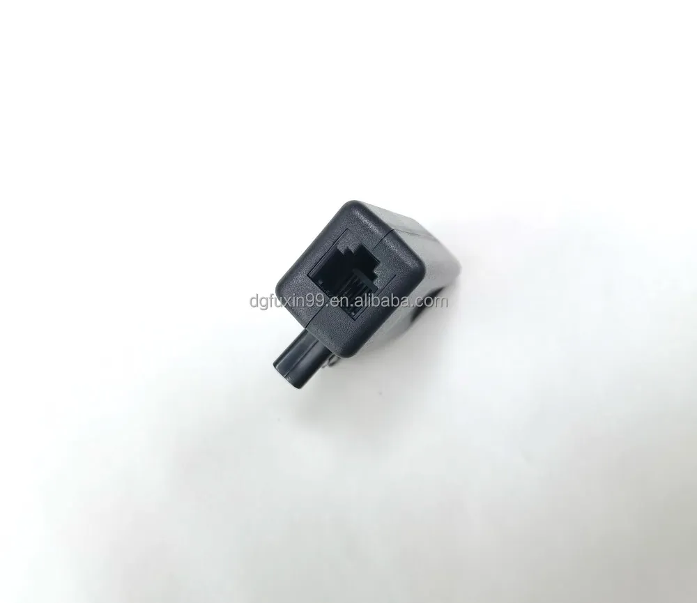 Производство ODM/OEM запчасти для телекоммуникации французская телефонная вилка/факс-адаптер с разъемом RJ11