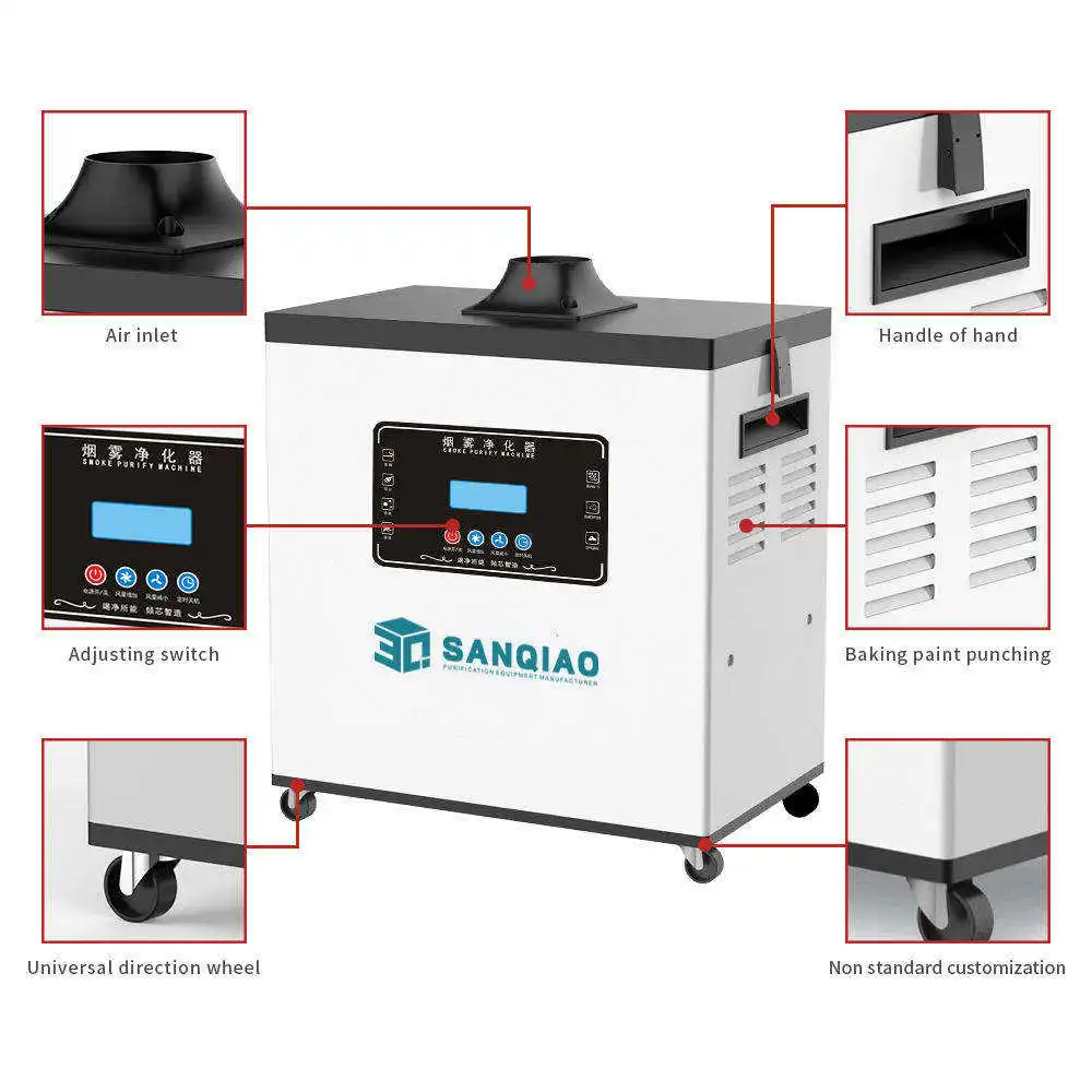 2024 Hot Selling High Performance Smoke Purifier Nail Dust Collector