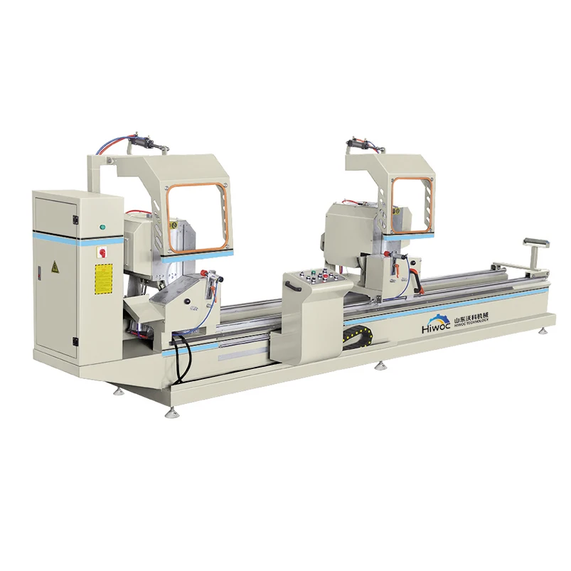 2021 NEW! Factory direct sale LJZ2--450X3700A PVC/UPVC Window and Door Making Machine Double head Mitre Cutting Saw Machine