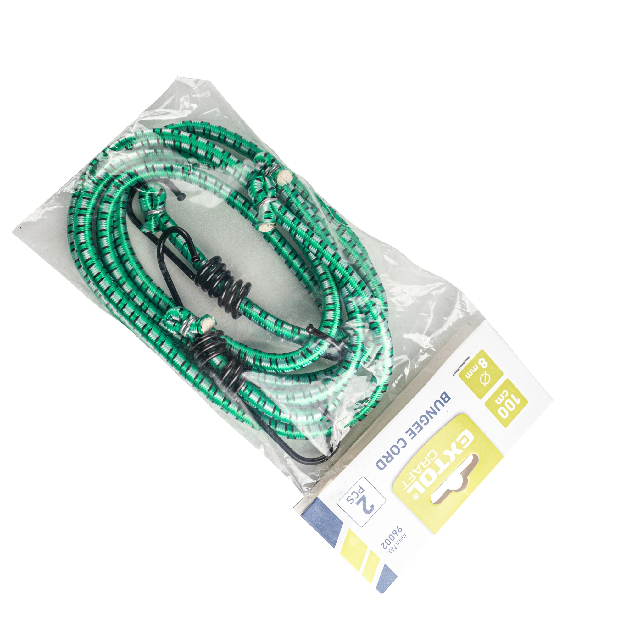 Premium Hooked Bungee Cords in Eye-Catching Packaging: Thick & Durable Elastic Rope for Versatile Use