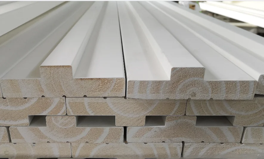 Chinese Brand Building mdf wood crown moulding 635mm for ceiling interior baseboard for house