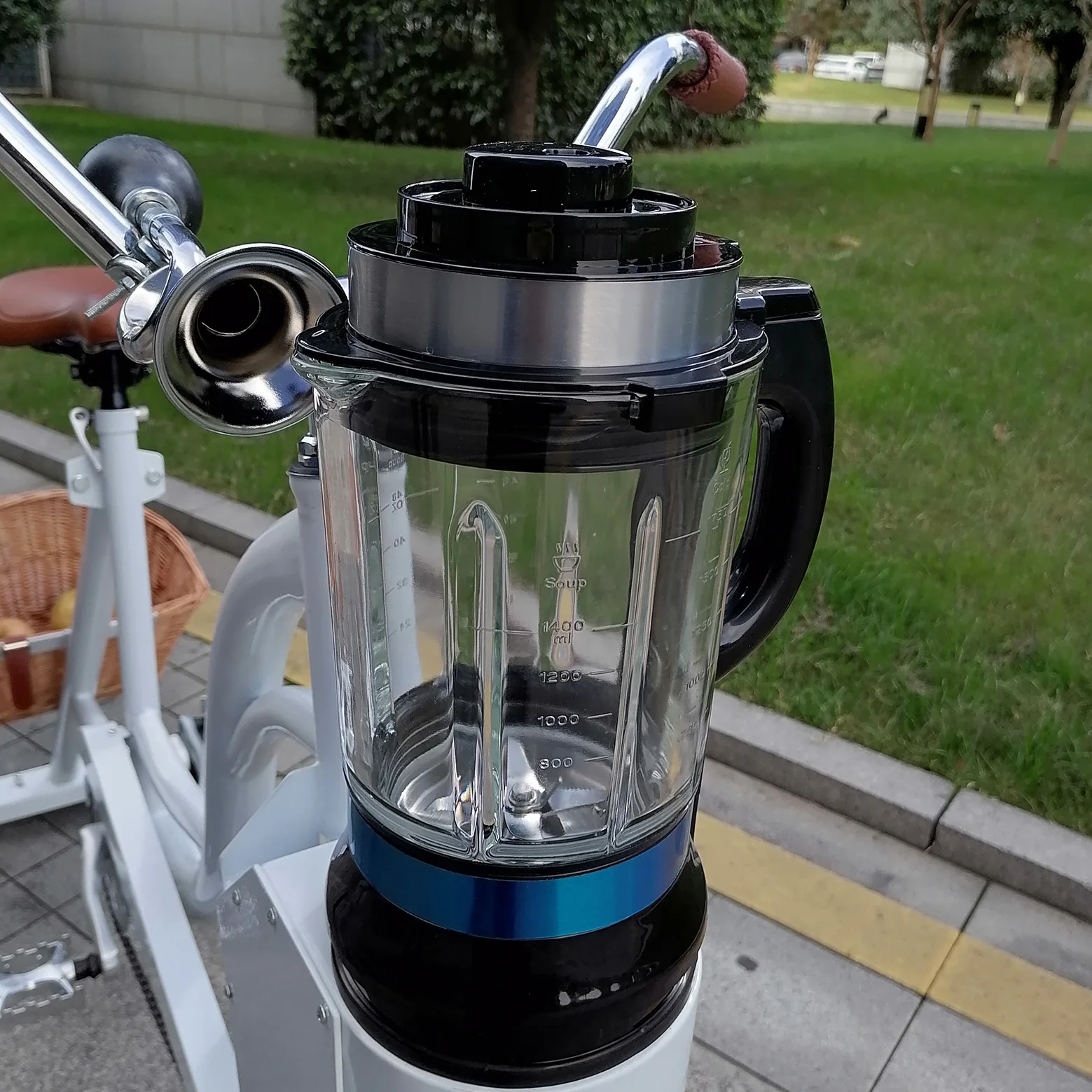 EXI  Commercial Juice Extractor/ industry retro blender pitcher bike/smoothie blender bicycle