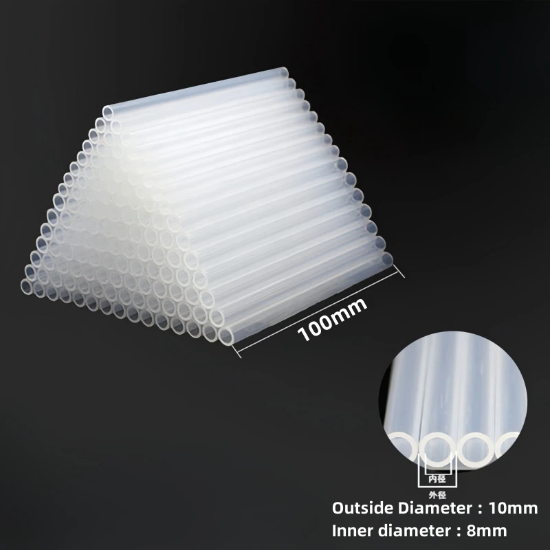 100mm Factory price manufacturer Storage tube PP polypropylene translucence plastic tube round pipe refill tube