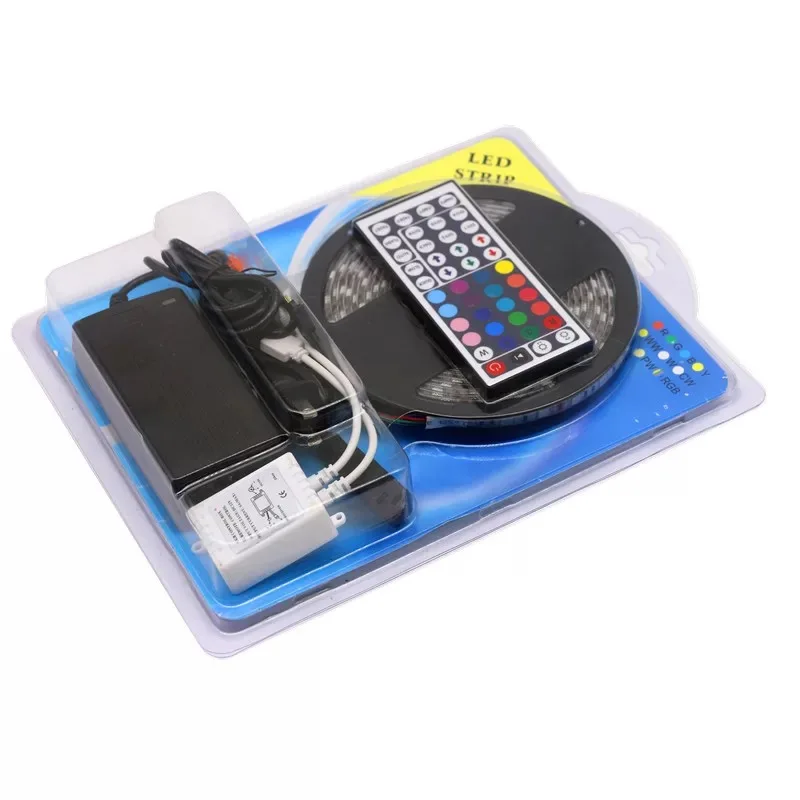 DC12V RGB светодиодные полосы комплект Волшебные Гибкие водонепроницаемые уличные смарт-полосы 5 м Светодиодные 2835 SMD IP65 с светодиодным Драйвером