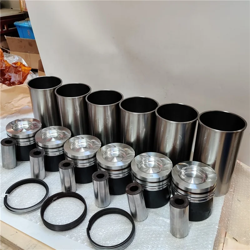 Yutong Zhongtong Bus Spare Parts KC1560030011 KC1560030010 Diesel Engine Parts Liner and Piston Kit Set for Sale