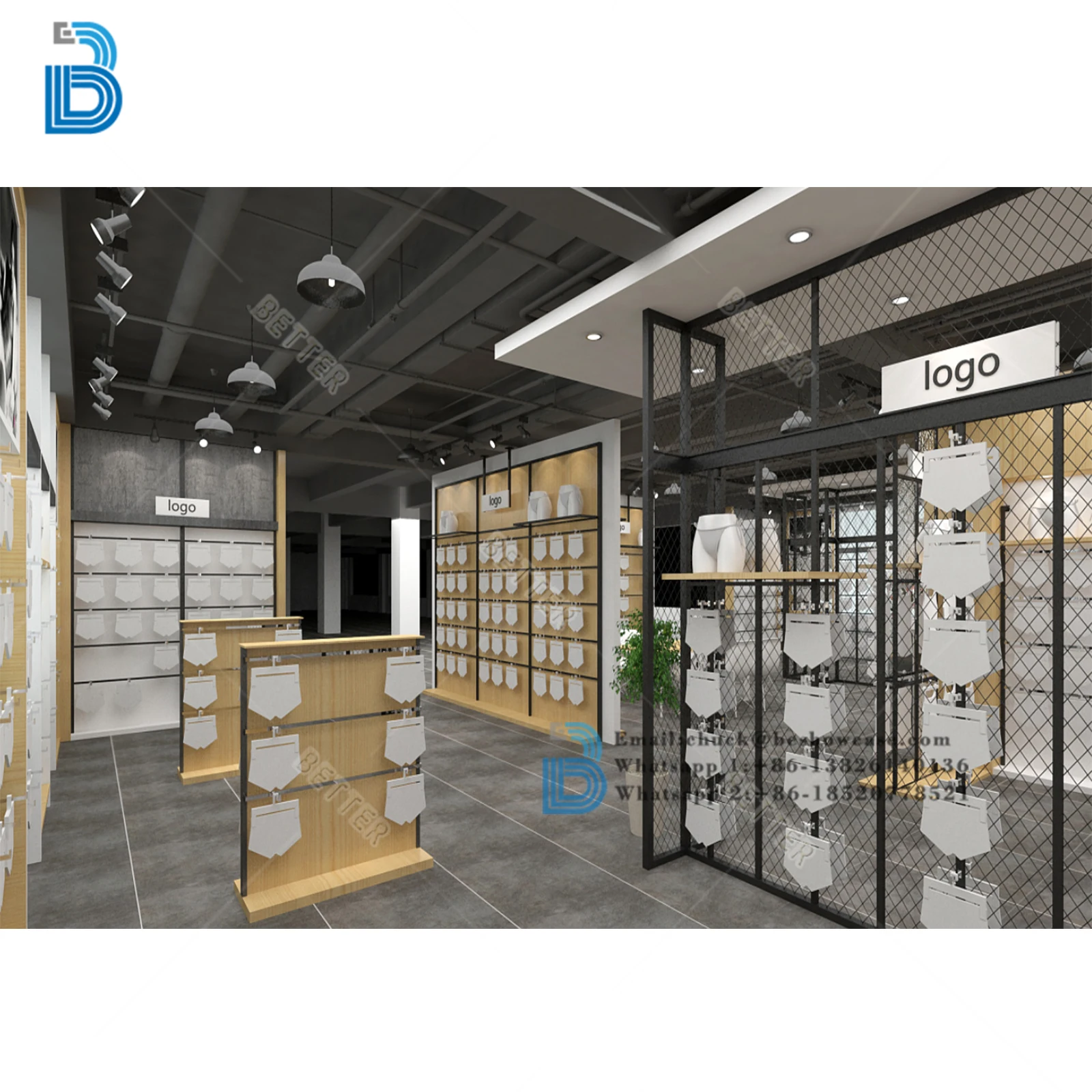 bespoke Lingerie Fixture Lingerie Store Design Boutique Shop Lingerie Display Rack Store Fixture