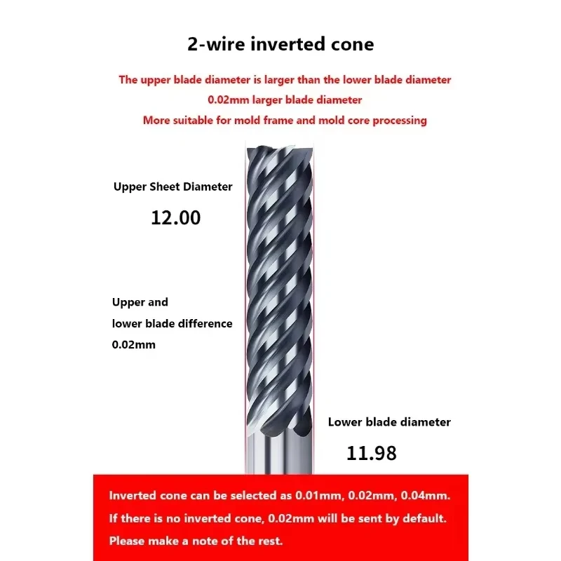 Carbide End Mill 6 8 10 12 14 16 18 20 25mm 6 Flutes Tungsten Cutter Tools CNC Finishing Metal Steel Machining Router