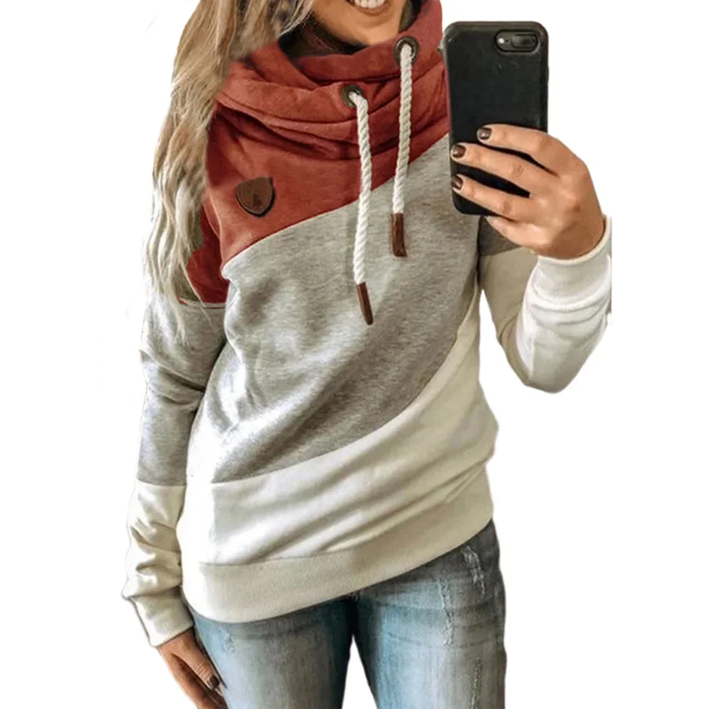 
Custom Fashion Women Bowknot Long Sleeves Hoodies Round Neck Crop Tops Pullover Hoodie 