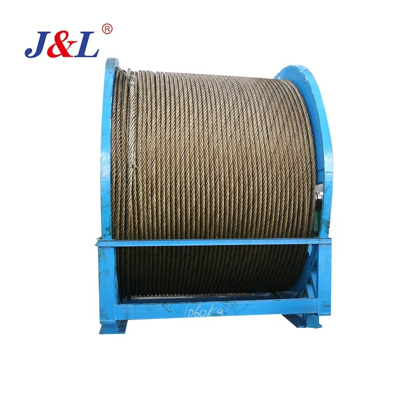 julisling steel wire ropes bridge galvanized steel wires for drilling elevators 6*25FI+FC OEM&ODM GOST API