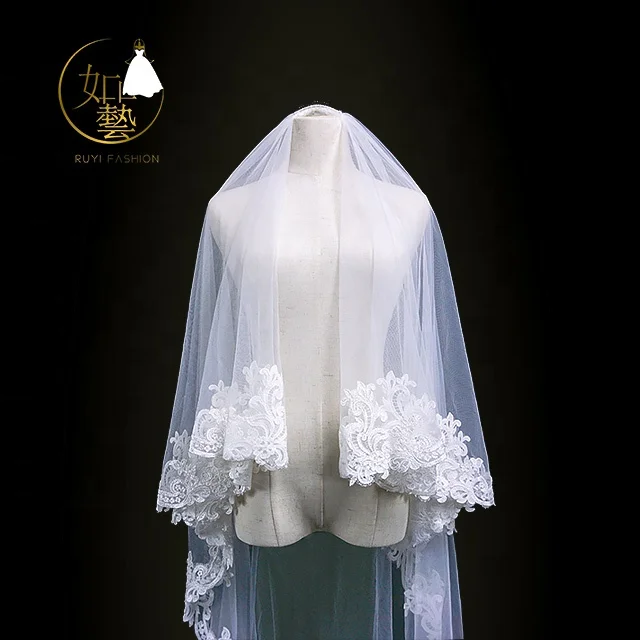 
Hot sell High Quality 2021 new style Wedding veil simple bridal veil Premium Tulle veil 