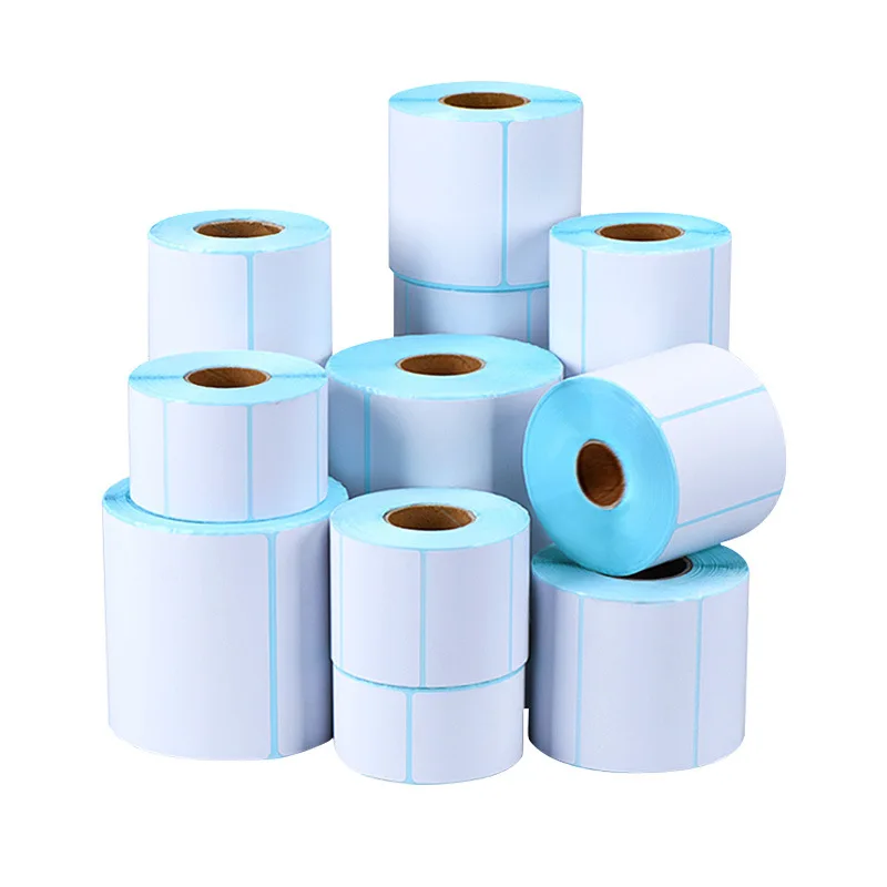 Warehouse and logistics blank thermal barcode label 50*30mm UPC direct thermal  bar code sticker label