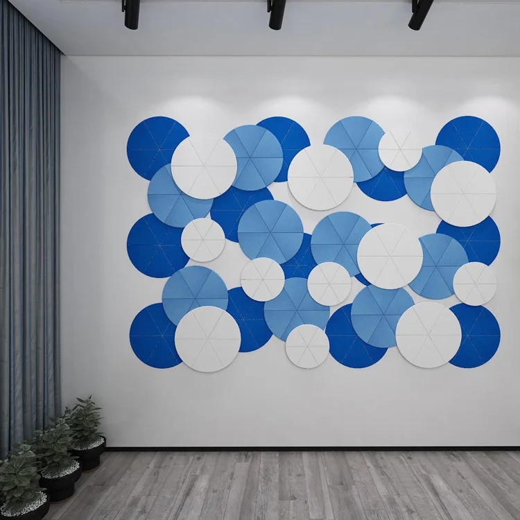 100% PET Polyester Fiber Acoustic Panel  Sound Absorbing Board for Cinema  Acoustic Panels